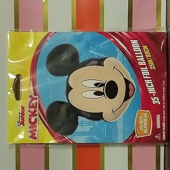 (Set 2) Disney Junior Mickey Mouse Head 35" Foil Party Balloon - Picture 4 of 4